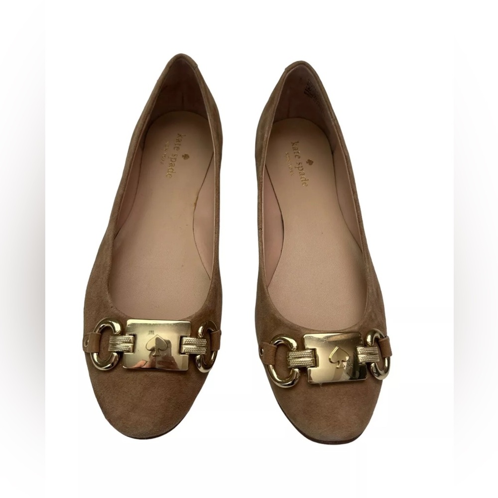 Kate Spade Phoebe Suede  Leather Ballet Flats 6.5